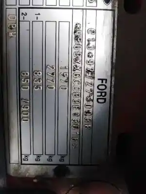 Véhicule à la ferraille ford focus berlina (cak) 1.6 16v cat de l'année 2003 alimenté fydb