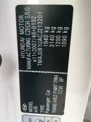 Veículo de Sucata hyundai ix35 (lm, el, elh) 1.7 crdi do ano 2011 alimentado d4fd