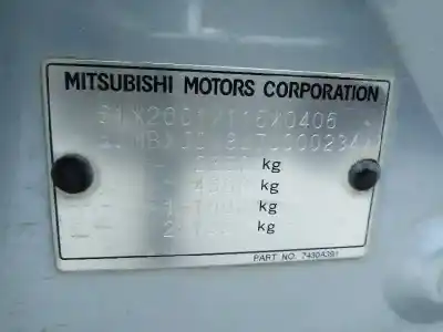 Scrapping Vehicle mitsubishi outlander ii (cw_w) 2.0 di-d (cw8w) of the year 2007 powered bsy