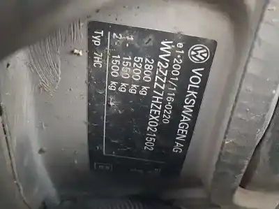 Утилизация автомобиля volkswagen t5 transporter (7e) 2.0 tdi года 2014 питание caac