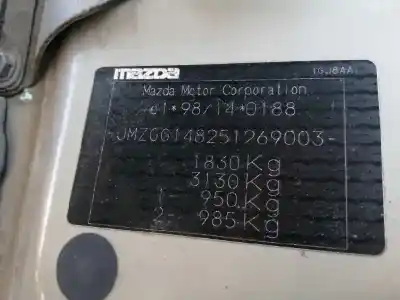 Scrapping Vehicle mazda 6 hatchback (gg) 1.8 of the year 2004 powered l8