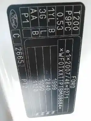 Scrapping Vehicle ford transit connect (tc7) 1.8 tdci cat of the year 2011 powered p9pc