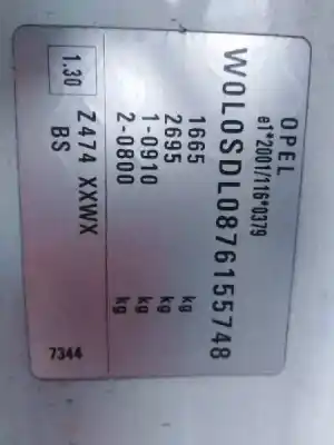 Scrapping Vehicle opel corsa d 1.3 16v cdti of the year 2007 powered z13dtj