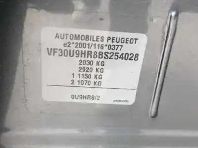 Veicolo di demolizione peugeot 3008 i monospace (0u_) 1.6 hdi dell'anno 2011 alimentato 9h05