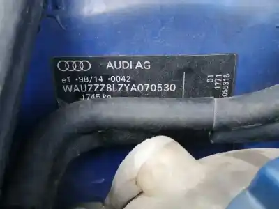 Утилизация автомобиля audi a3 (8l) 1.9 tdi ambition года 2000 питание alh