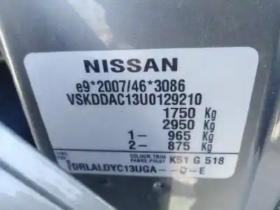 Veículo de Sucata nissan pulsar fastback (c13) 1.2 dig-t do ano 2018 alimentado hra2