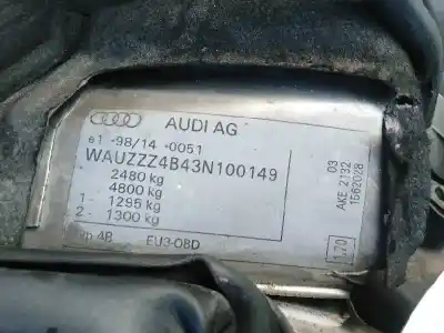 Здавання транспортного засобу audi allroad quattro (4b5) 2.5 tdi (132kw) року 2003 потужний ake