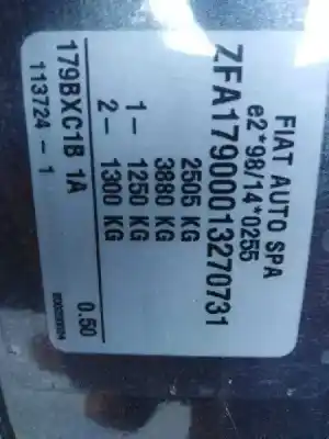 Veículo de Sucata fiat ulysse (179) 2.2 jtd admiral do ano 2006 alimentado 4hw