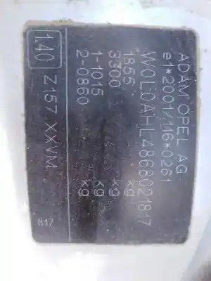 Sloopvoertuig opel astra h berlina 1.7 16v cdti van het jaar 2005 aangedreven z17dth