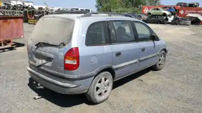 Scrapping Vehicle opel zafira a 2.0 di 16v of the year 2000 powered x20dtl