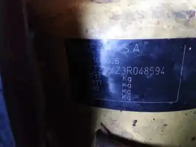 Veículo de Sucata seat leon (1m1) 1.6 16 v do ano 2002 alimentado bcb