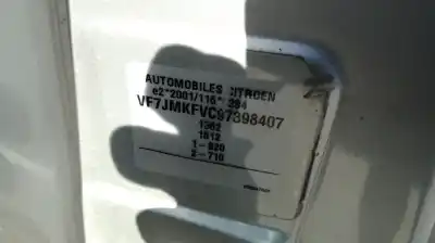 Veículo de Sucata citroen c2 (jm_) 1.4 do ano 2006 alimentado kfv