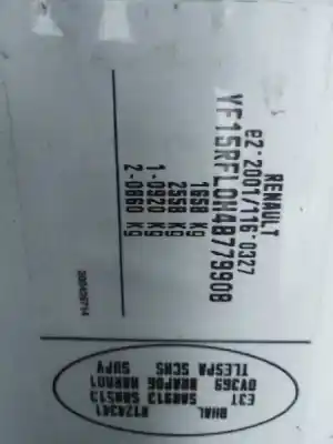 Veículo de Sucata renault clio iv (bh_) 1.5 dci 90 do ano 2013 alimentado k9k608