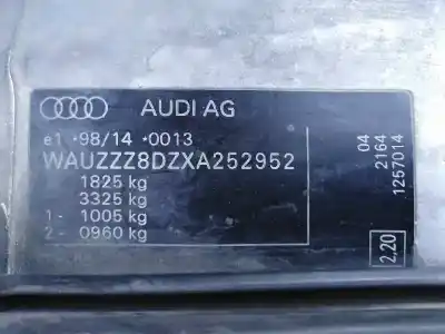 Veículo de Sucata audi a4 berlina (b5) 1.9 tdi do ano 1999 alimentado afn