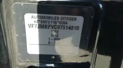 Veículo de Sucata citroen c2 (jm_) 1.4 do ano 2007 alimentado kfv