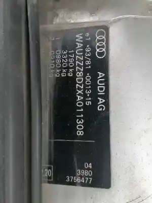 Veículo de Sucata audi a4 berlina (b5) 1.9 tdi do ano 1998 alimentado afn