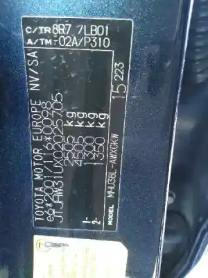 Veículo de Sucata lexus rx (_u3_) 400h awd (mhu38_) do ano 2007 alimentado 3mzfe