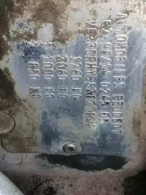 Verschrottungsfahrzeug peugeot                                            307 (s1)                                                                                                                                                                                                                                                   2.0 hdi cat                                                                                                                                                                                                                                                des jahres 2004 angetrieben rhy