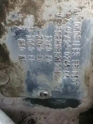 Scrapping Vehicle peugeot 307 (s1) 2.0 hdi cat of the year 2004 powered rhy