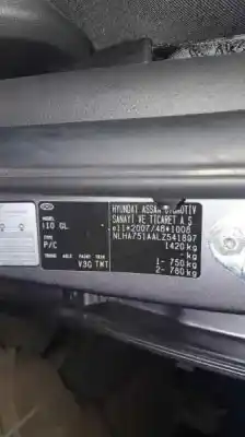 Scrapping Vehicle hyundai i10 go of the year 2019 powered g3la