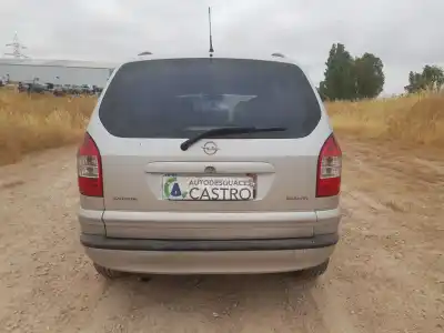 Scrapping Vehicle opel zafira a blue line of the year 2004 powered y20dth