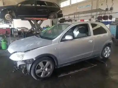 Scrapping Vehicle opel corsa c blue line of the year 2005 powered y13dt