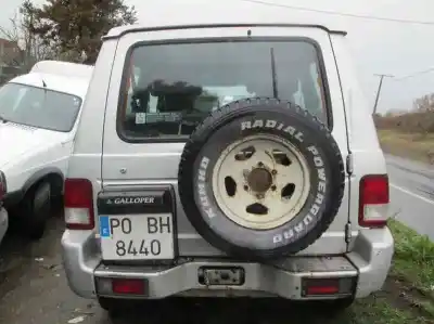 Veicolo di demolizione hyundai galloper 2.5 d. dell'anno 1998 alimentato d4bh