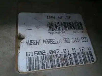 Scrapping Vehicle seat marbella 08ncb of the year 1995 powered 08ncb