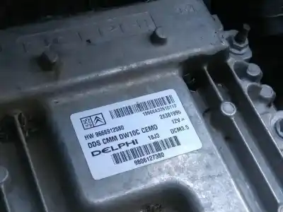 Scrapping Vehicle peugeot 807 peugeot of the year 2012 powered rhh rh02