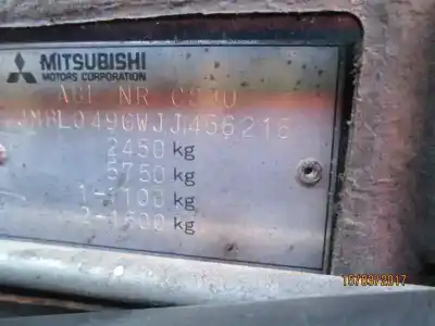 Утилизация автомобиля mitsubishi montero l040 2300 td 4-ptas. года 0 питание 
