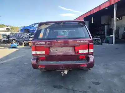 Scrapping Vehicle ssangyong musso 662la 88kw of the year 2001 powered 662la