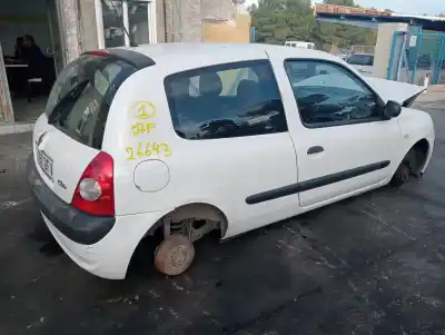 Scrapping Vehicle renault clio ii fase ii (b/cb0) authentique 58 cv / 43 kw of the year 2005 powered d7f 07