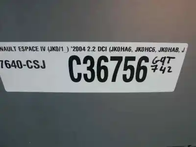 Утилизация автомобиля renault espace iv (jk0/1_) 2.2 dci (jk0h) года 2004 питание g9t742