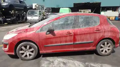 Sloopvoertuig peugeot 308 5fw van het jaar 2008 aangedreven 5fw