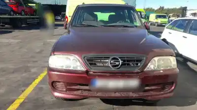 Scrapping Vehicle SSANGYONG MUSSO 662LA 88KW of the year 2001 powered 662LA