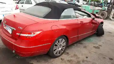 Vehículo de desguace MERCEDES CLASE CLK (W207) CABRIO E 220 BlueTEC (207.401) del año 2010 con motor 651911