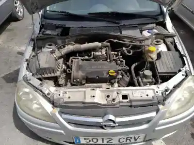 Scrapping Vehicle opel corsa c blue line of the year 2004 powered z14xep