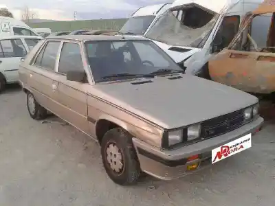 Veicolo di demolizione renault 11 renault 11 gtl 1.4 dell'anno 1986 alimentato c2j explosion