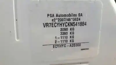 Scrapping Vehicle citroen berlingo feel m of the year 2019 powered yh01