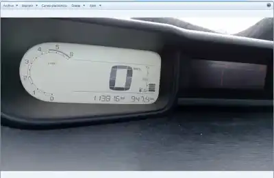 Veicolo di demolizione citroen c3 picasso 1.6 hdi fap dell'anno 2014 alimentato 9hp