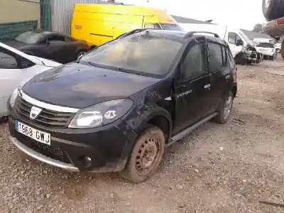 Veicolo di demolizione dacia sandero 1.5 dci dell'anno 2010 alimentato k9k k7