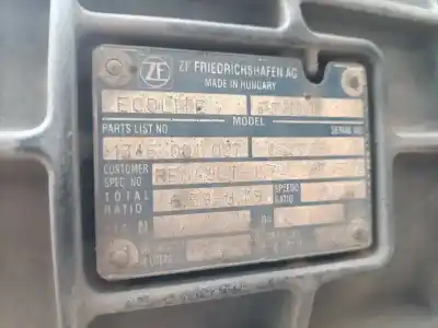 Scrapping Vehicle renault midlum fg xxx.10    e4 corto of the year 2010 powered dxi5 215 ec06