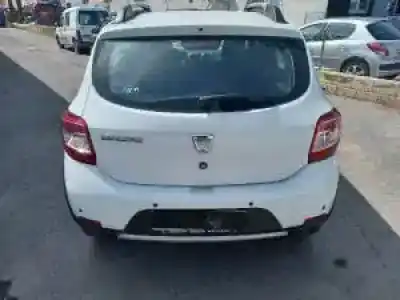 Scrapping Vehicle dacia sandero h4bb408 of the year 2012 powered 