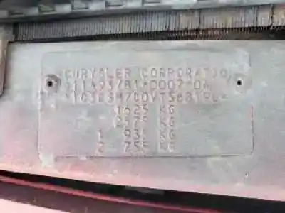 Scrapping Vehicle chrysler neon (pl) 420h of the year 1994 powered 