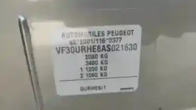 Vehicul casat peugeot 3008 (t84) rh02 al anului 2009 alimentat 