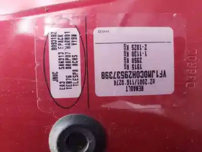 Veicolo di demolizione renault scénic ii (jm0/1_) 2.0 (jm05, jm0u, jm1n, jm1u, jm2v) dell'anno 2003 alimentato 