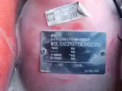 Veículo de Sucata opel tigra twin top z13dt do ano 2004 alimentado 