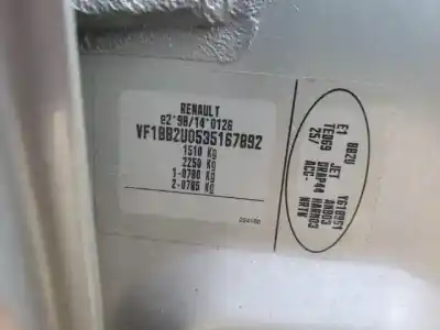 Здавання транспортного засобу renault clio ii fase ii (b/cb0) d4fg722 року 2001 потужний 