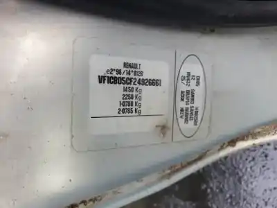 Scrapping Vehicle renault clio ii fase ii (b/cb0) d4fb712 of the year 2001 powered 