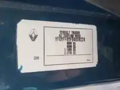 Veículo de Sucata renault master kasten m9tb702 do ano 2014 alimentado 